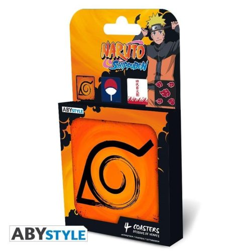 Naruto Shippuden poháralátét szett (4db)