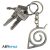 Naruto Shippuden - Konoha 3D fém kulcstartó