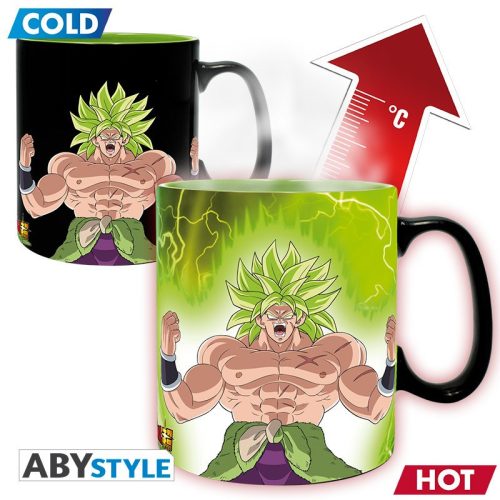 Dragon Ball Z -  Gogeta VS Broly nagyméretű hőre változó bögre