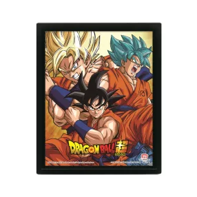 Dragon Ball Super hologramos poszter kerettel