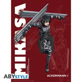 Attack On Titan - Mikasa poszter (52x38cm)