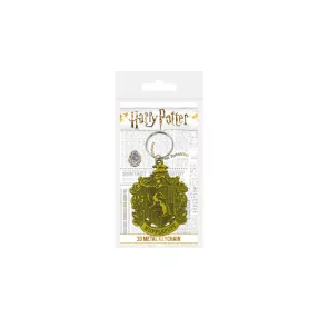Harry Potter- Hugrabug 3D fém kulcstartó