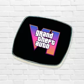Grand Theft  Auto - GTA VI fém hűtőmágnes