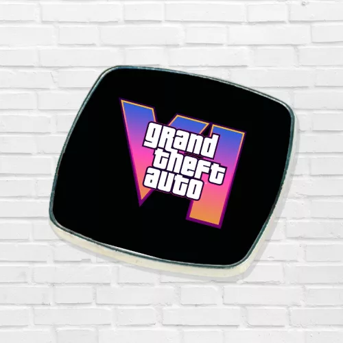 Grand Theft  Auto - GTA VI fém hűtőmágnes