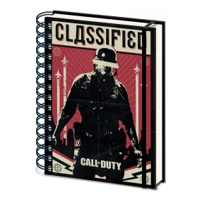 Call of Duty: Black Ops Cold War spirál jegyzetfüzet A5