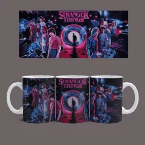 Stranger Things universe bögre (Fehér)