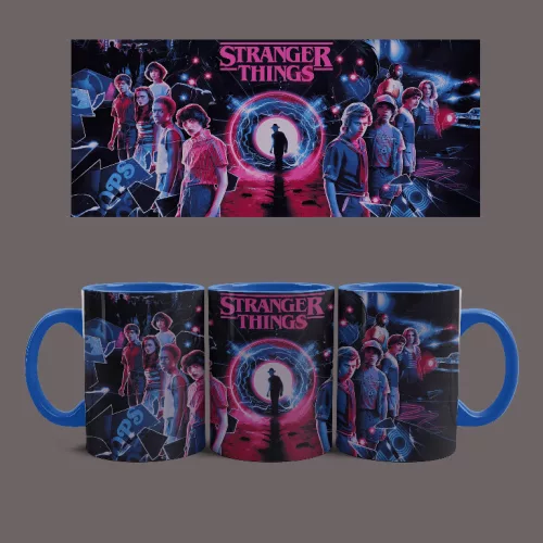 Stranger Things universe bögre (Kék)