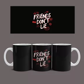 Stranger Things - Friends Don't Lie bögre (Fehér)