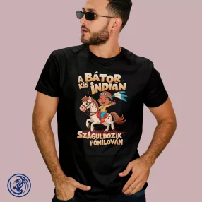 Yakari a bátor kis indián férfi póló