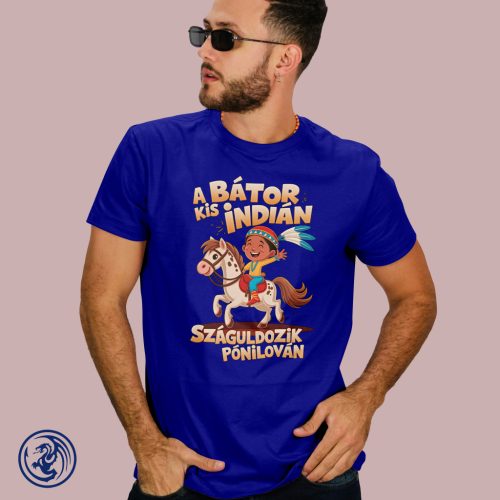 Yakari a bátor kis indián férfi póló