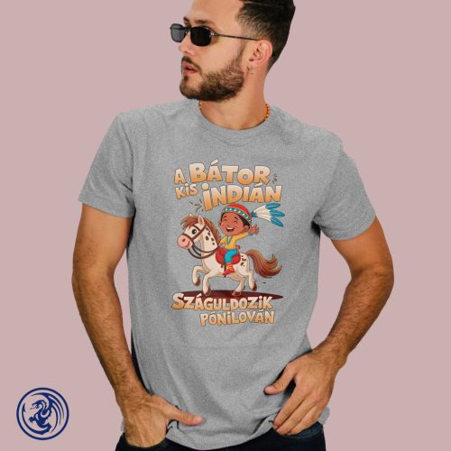 Yakari a bátor kis indián férfi póló