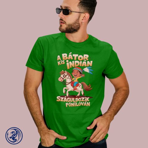 Yakari a bátor kis indián férfi póló