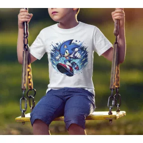 Sonic gyerek póló