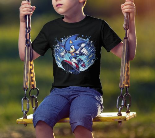 Sonic gyerek póló