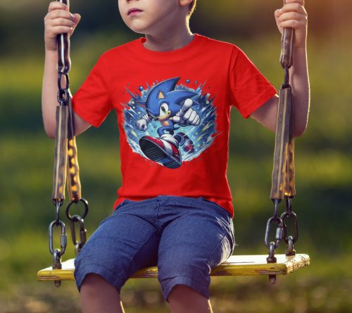 Sonic gyerek póló