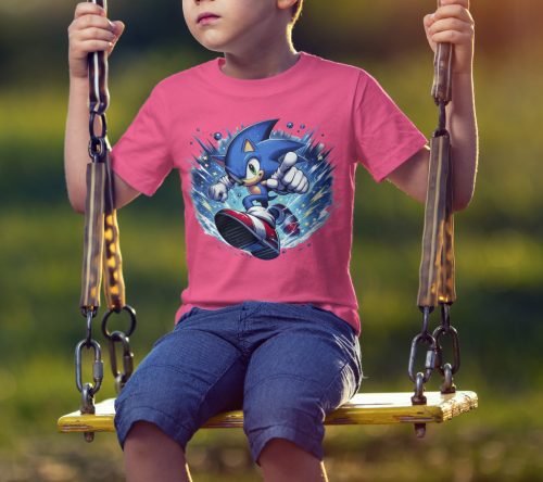 Sonic gyerek póló