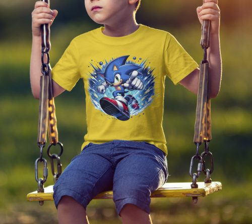 Sonic gyerek póló