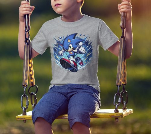 Sonic gyerek póló