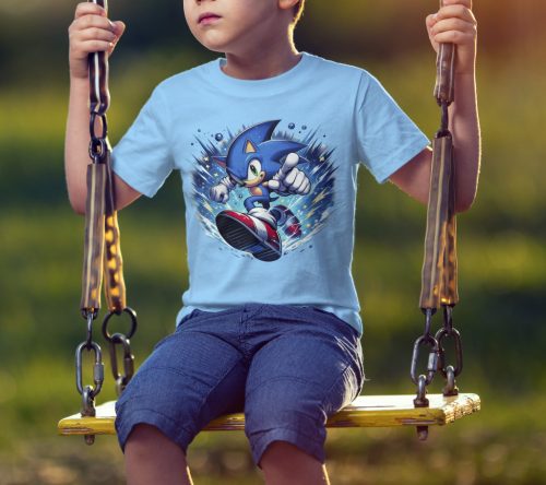 Sonic gyerek póló