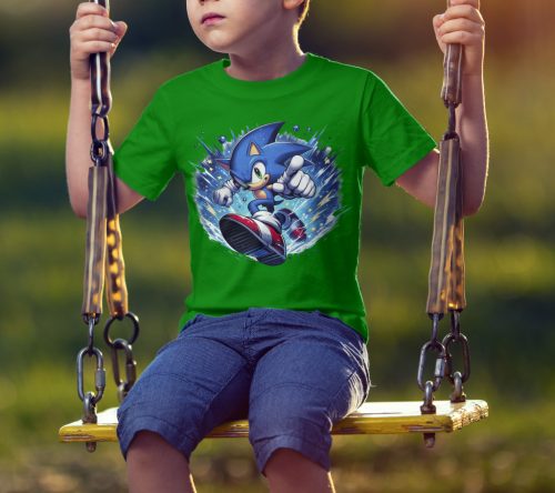 Sonic gyerek póló