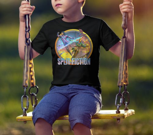 Split Fiction kerek logo gyerek póló
