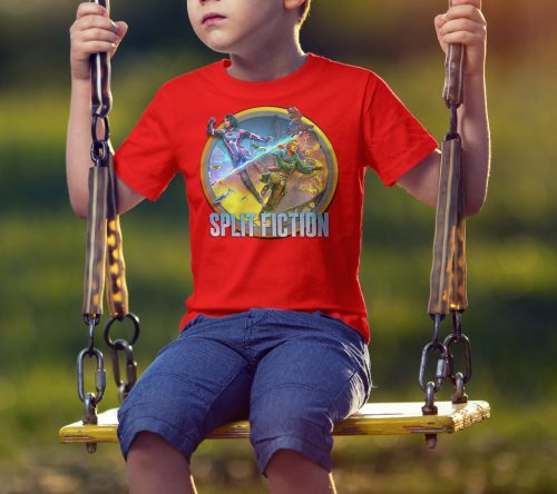 Split Fiction kerek logo gyerek póló
