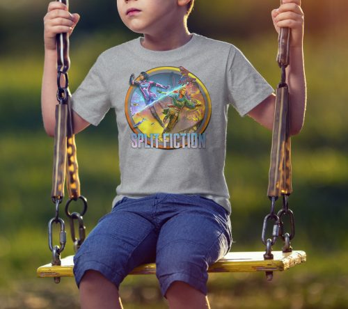 Split Fiction kerek logo gyerek póló