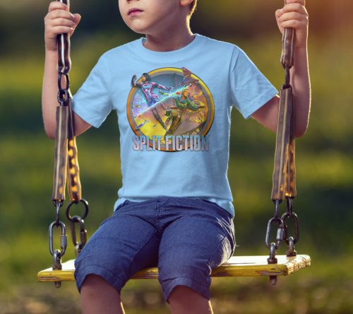 Split Fiction kerek logo gyerek póló