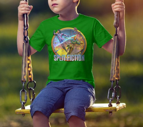 Split Fiction kerek logo gyerek póló