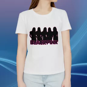 Black Pink siluette női póló