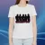 Black Pink siluette női póló