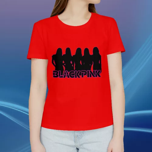 Black Pink siluette női póló