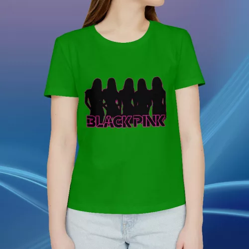 Black Pink siluette női póló