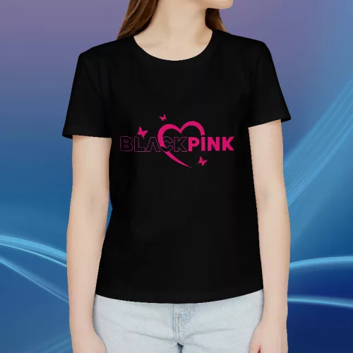Black Pink logó női póló