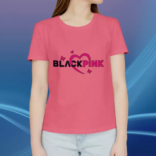 Black Pink logó női póló