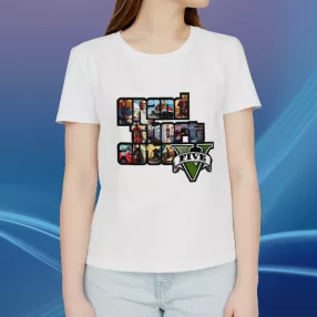 Grand Theft Auto 5 logo női póló
