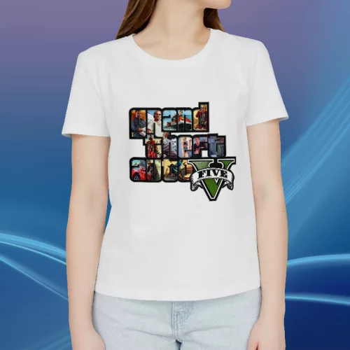 Grand Theft Auto 5 logo női póló