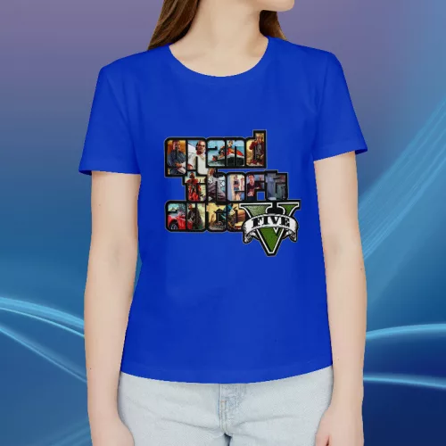Grand Theft Auto 5 logo női póló