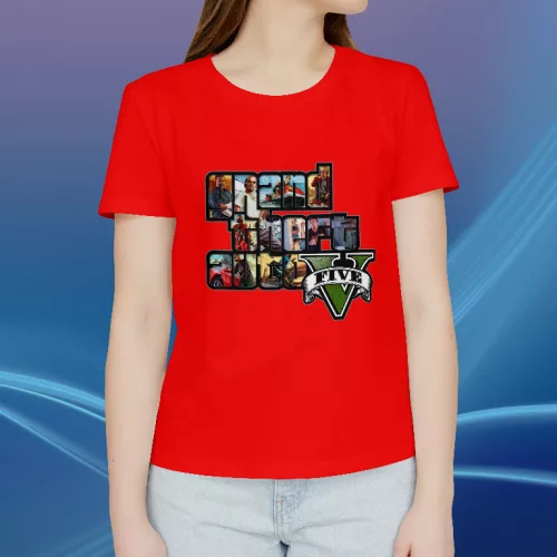 Grand Theft Auto 5 logo női póló