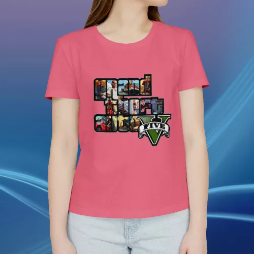 Grand Theft Auto 5 logo női póló