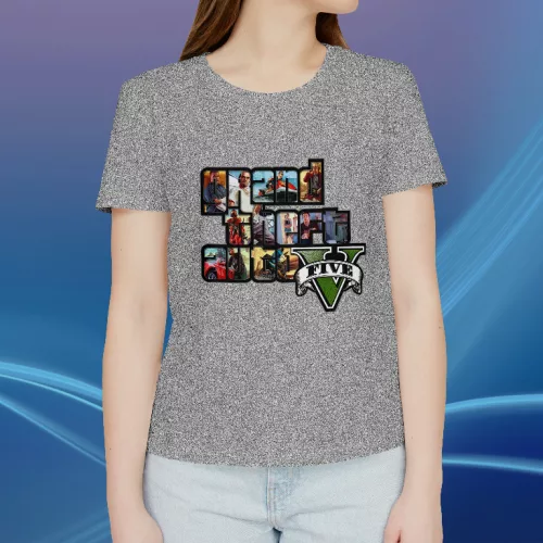 Grand Theft Auto 5 logo női póló