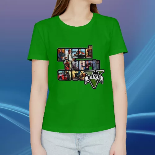 Grand Theft Auto 5 logo női póló