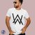 Alan Walker logo férfi póló