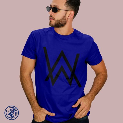 Alan Walker logo férfi póló