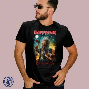 Iron Maiden - Run For Your Lives férfi póló
