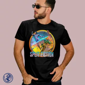 Split Fiction kerek logo férfi póló