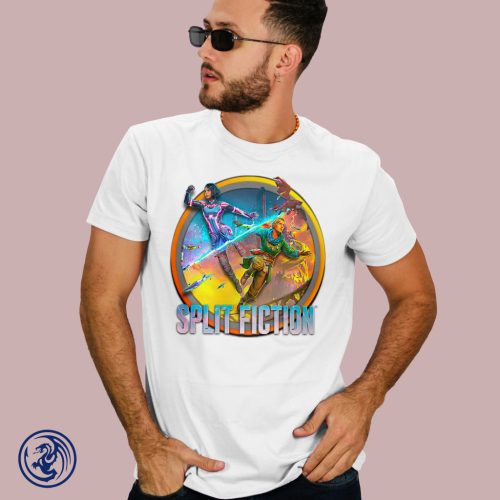 Split Fiction kerek logo férfi póló