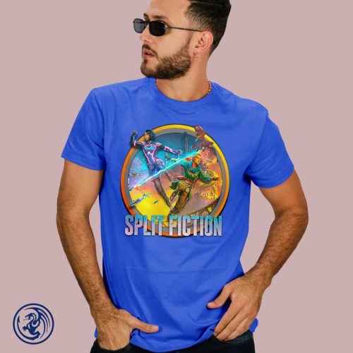 Split Fiction kerek logo férfi póló