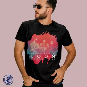 Imagine Dragons - Loom World Tour férfi póló