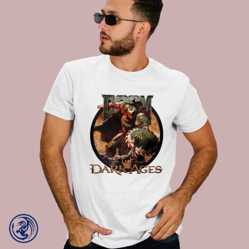 Doom - The Dark Ages - Doomslayer férfi póló